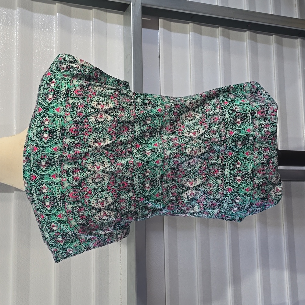 Van Heusen Multicolor Patterned Button Down Blous… - image 5